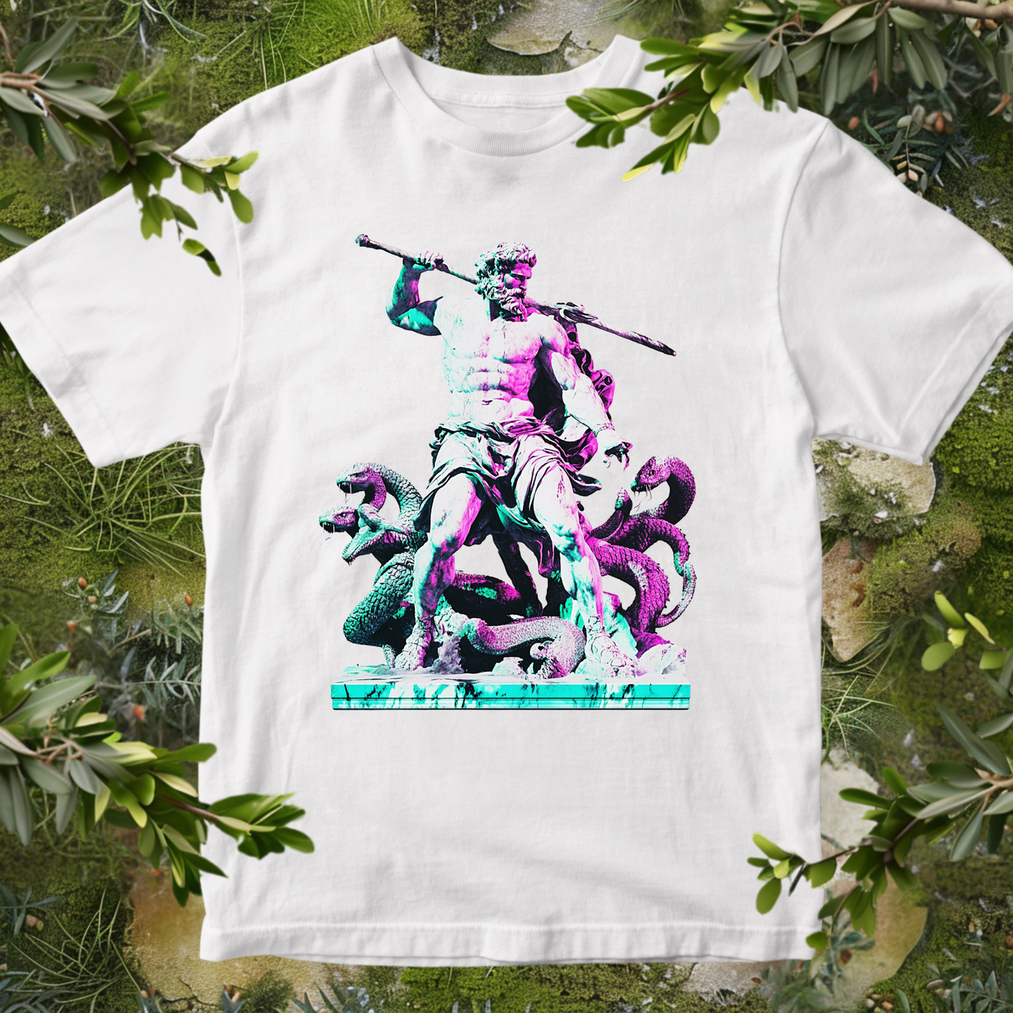 Hercules battling the Hydra T-Shirt