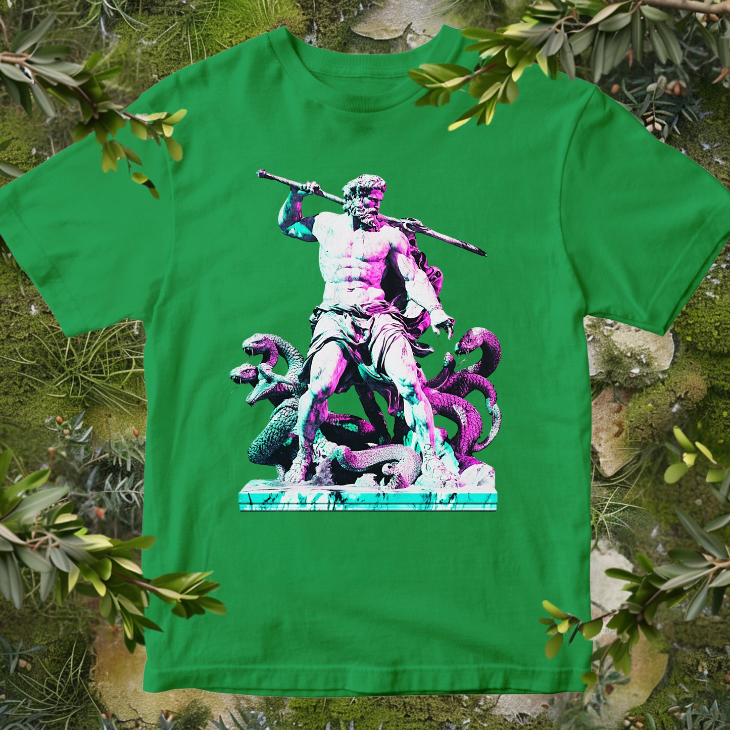 Hercules battling the Hydra T-Shirt
