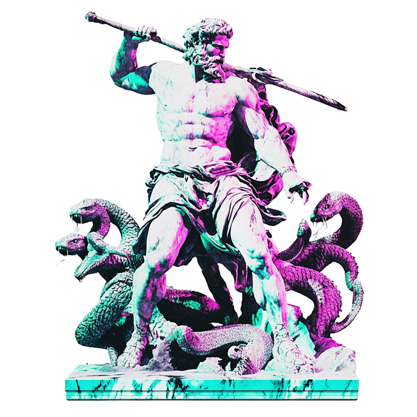 Hercules battling the Hydra T-Shirt