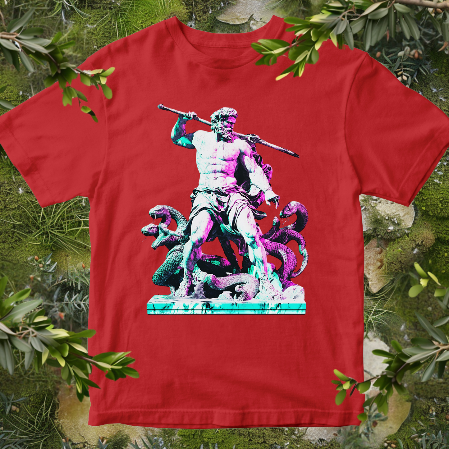 Hercules battling the Hydra T-Shirt