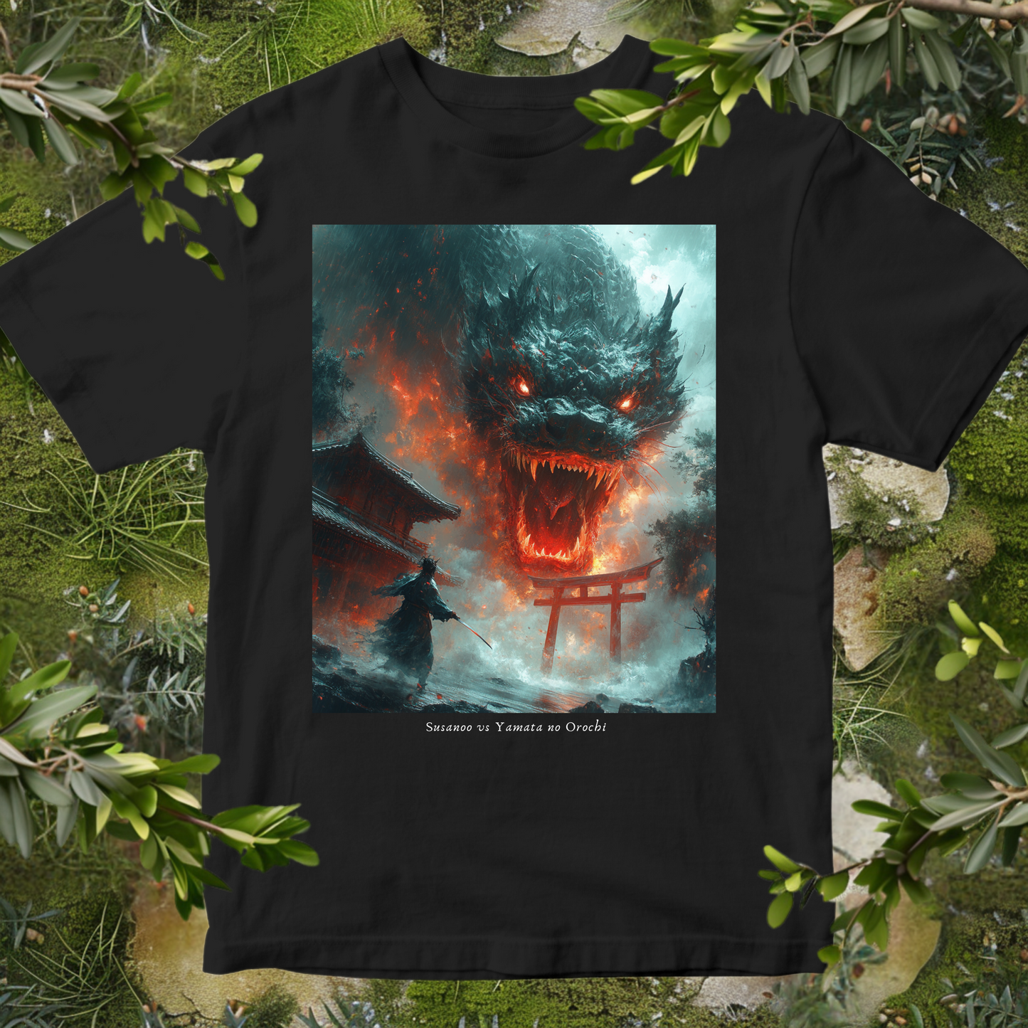 Susanoo vs Yamata no Orochi T-Shirt