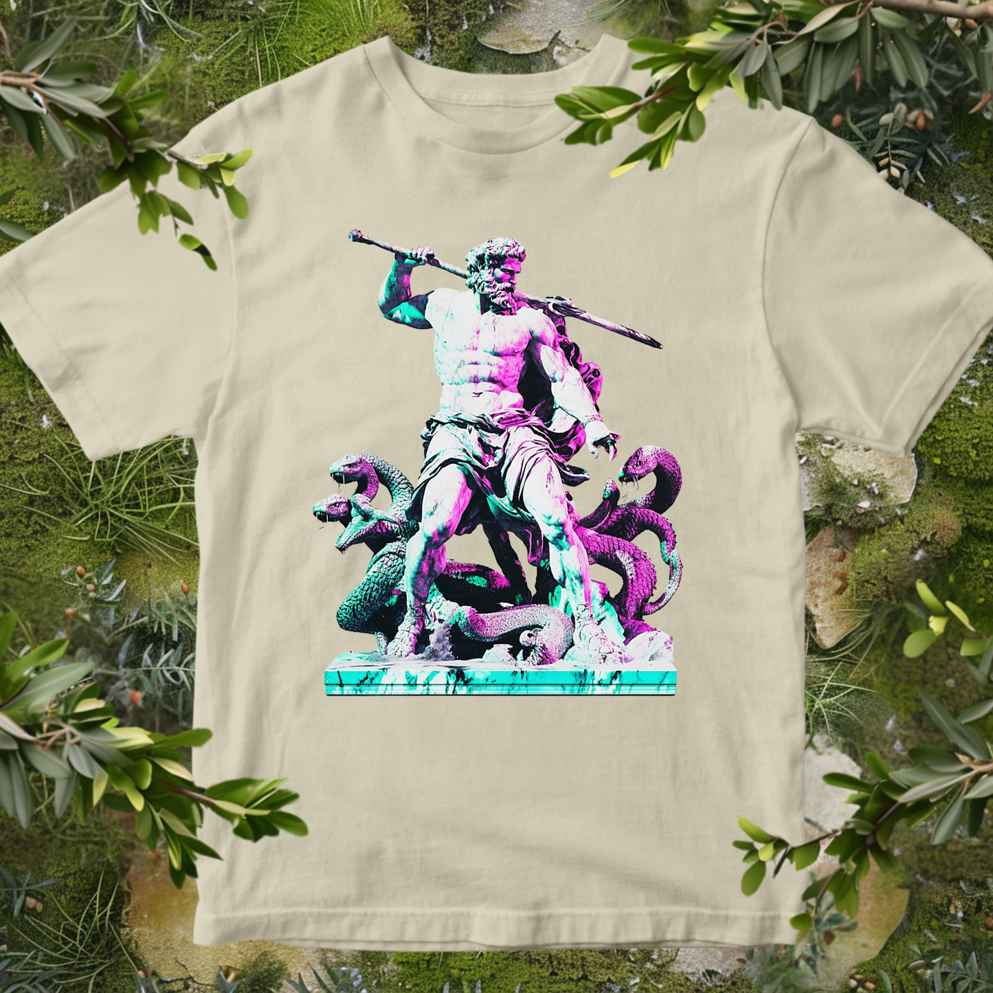 Hercules battling the Hydra T-Shirt