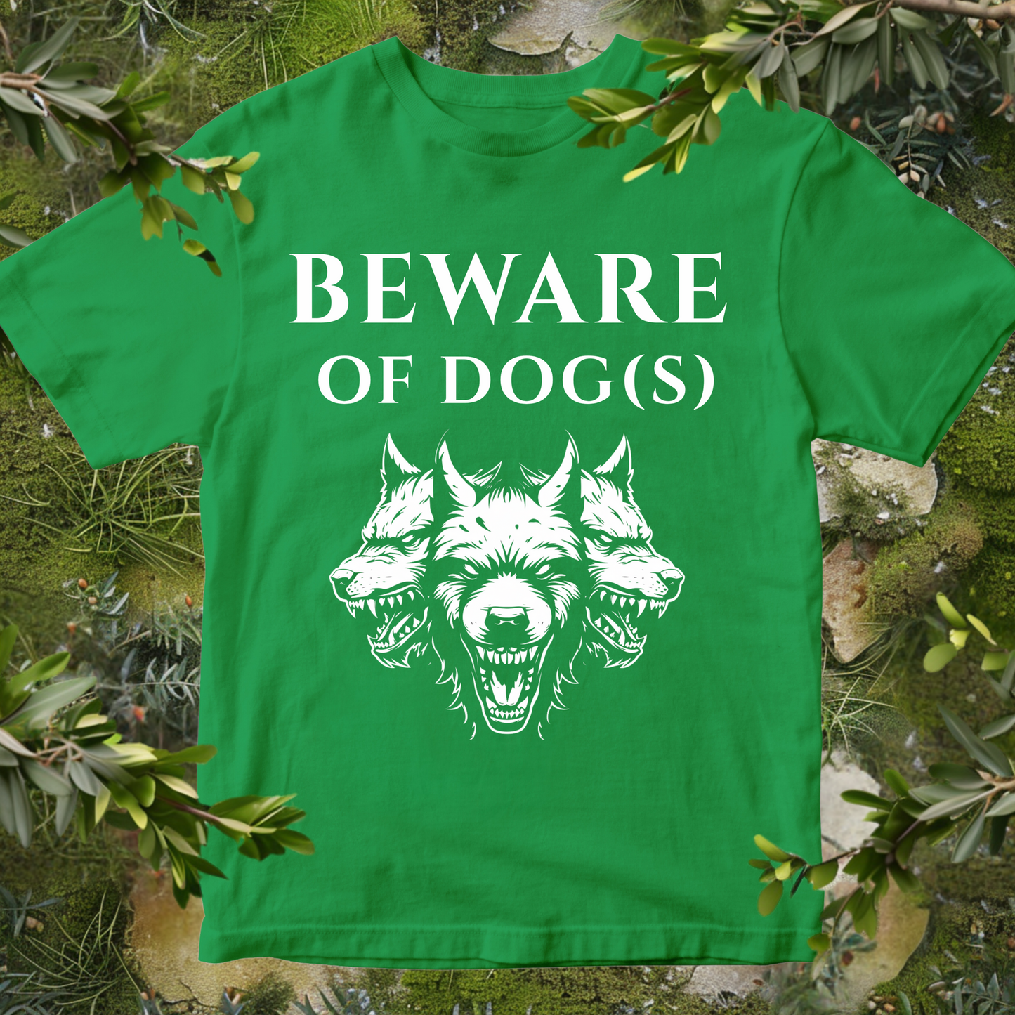 Cerberus Beware Of Dog(s) T-Shirt
